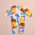 Baby Kimono Jumpsuit Jellybean Print - Umbi