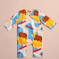 Baby Kimono Jumpsuit Jellybean Print - Umbi