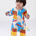 Baby Kimono Jumpsuit Jellybean Print - Umbi