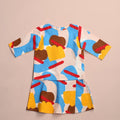 Baby Kurung Dress Jellybean Print - Umbi