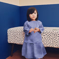Baby Kurung Dress Pigeon Blue - Umbi