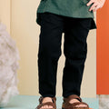 Boy Fitted Pants Black - Umbi