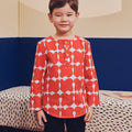 Boy Kurta Top Bubblegum Print - Umbi