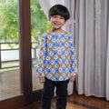 Boy Kurta Top Popcorn Print - Umbi