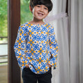 Boy Kurta Top Popcorn Print - Umbi