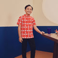 Boy Short Sleeves Shirt Bubblegum Print - Umbi