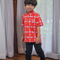 Boy Short Sleeves Shirt Bubblegum Print - Umbi