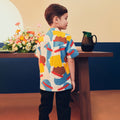 Boy Short Sleeves Shirt Jellybean Print - Umbi