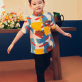 Boy Short Sleeves Shirt Jellybean Print - Umbi