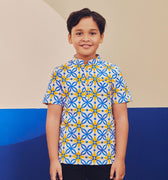 Boy Short Sleeves Shirt Popcorn Print - Umbi
