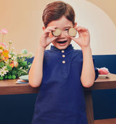 Boy Short Sleeves Shirt Royal Blue - Umbi
