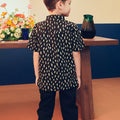 Boy Short Sleeves Shirt Sprinkle Print - Umbi