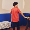 Boy Short Sleeves Shirt Terracotta - Umbi