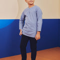 Boy Slim Fit Teluk Belanga Pigeon Blue - Umbi