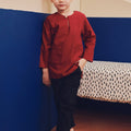 Boy Slim Fit Teluk Belanga Red - Umbi