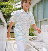 Boy Sunday Shirt in Wave - Umbi