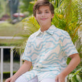 Boy Sunday Shirt in Wave - Umbi