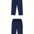 baju raya family sedondon kids boy slim fit pants navy blue