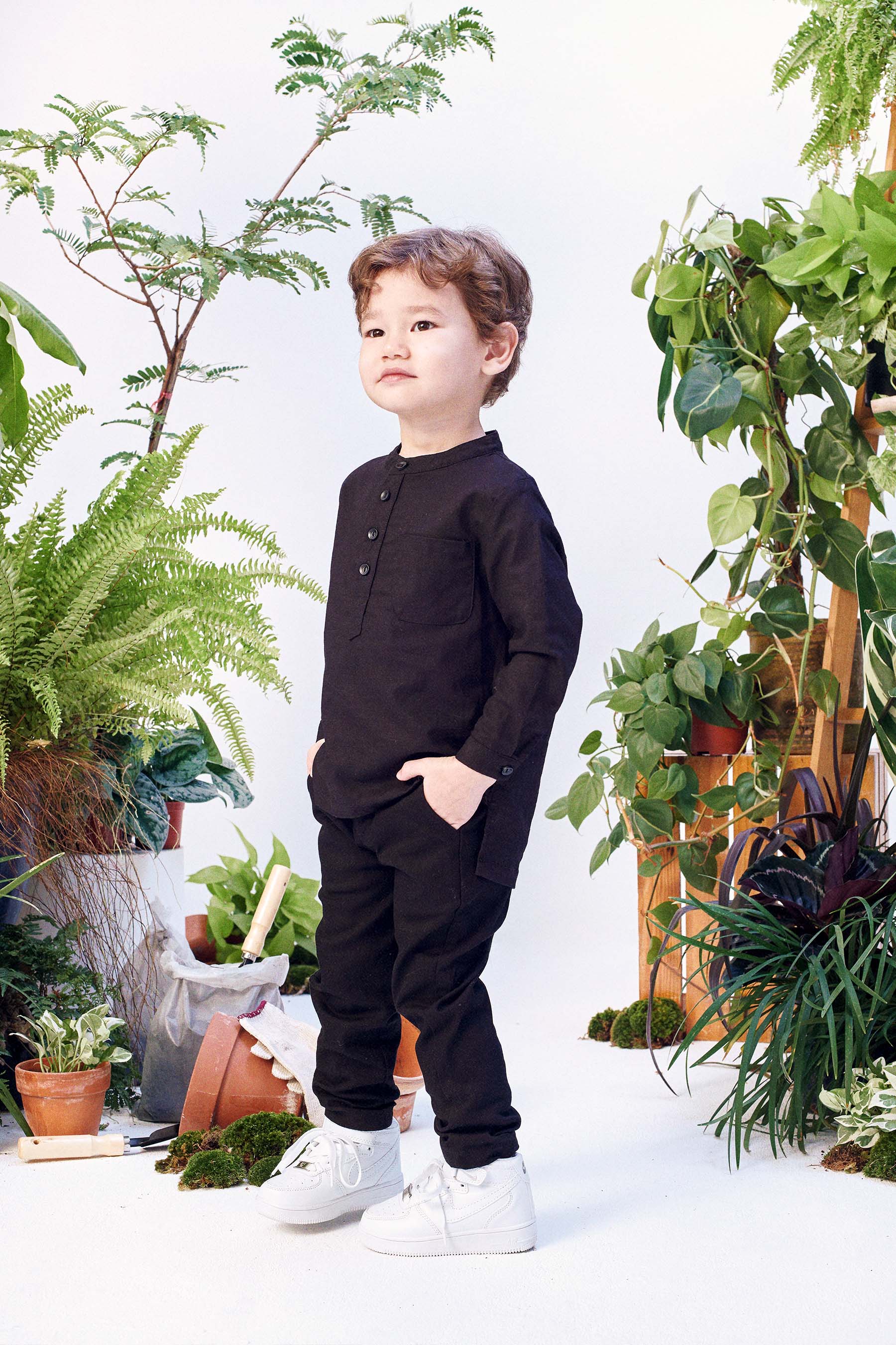 boys baju melayu long sleeves 