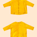 umbikids cahya button blouse mustard