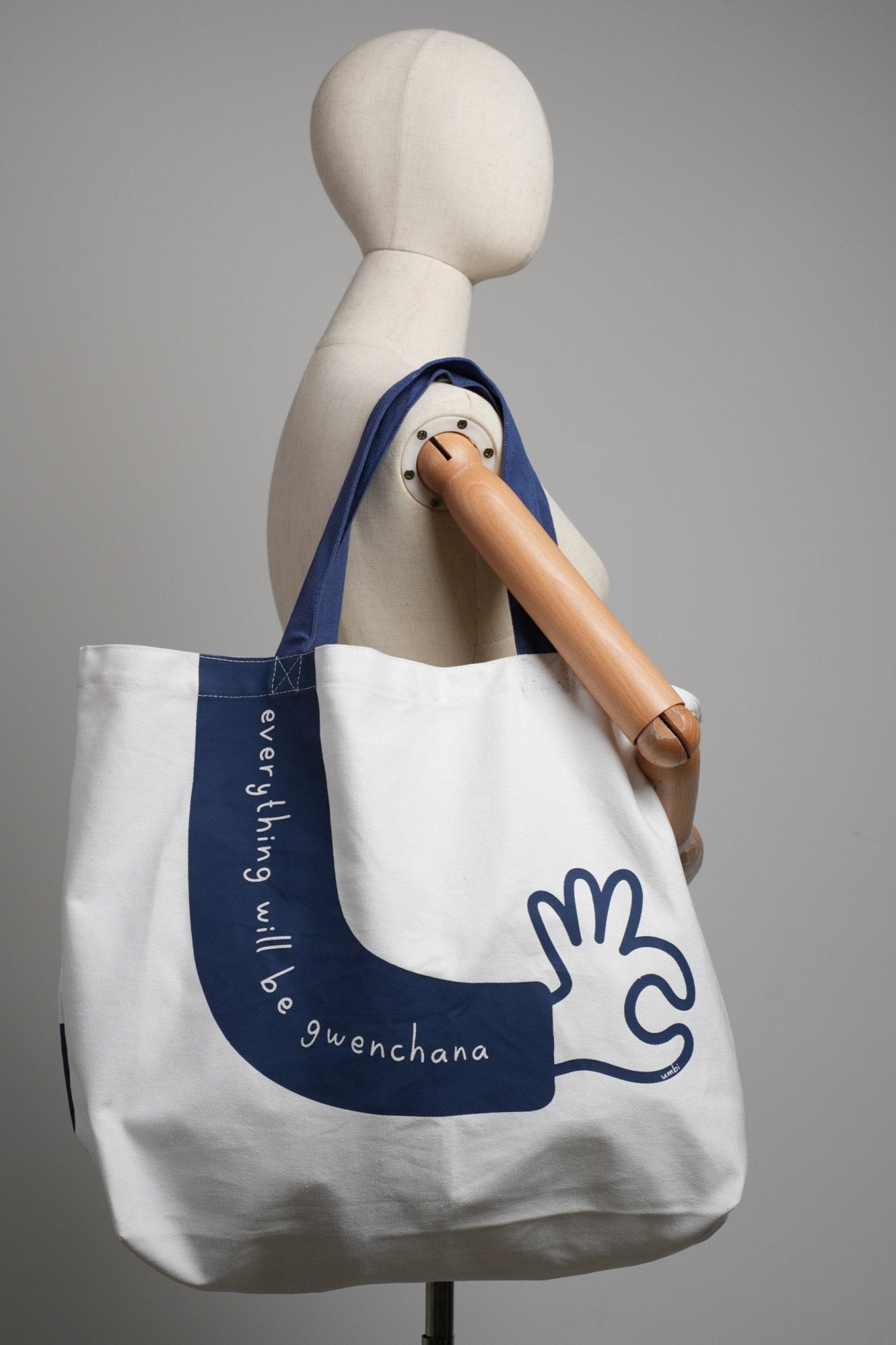 Extra Large Tote Bag (Everything Will Be Gwenchana VERSION) - Umbi