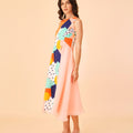 Flare A - Line Midi Dress - Umbi