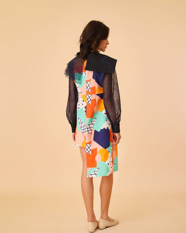 Flare Dress with Fruit Punch Print - Umbi