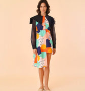 Flare Dress with Fruit Punch Print - Umbi