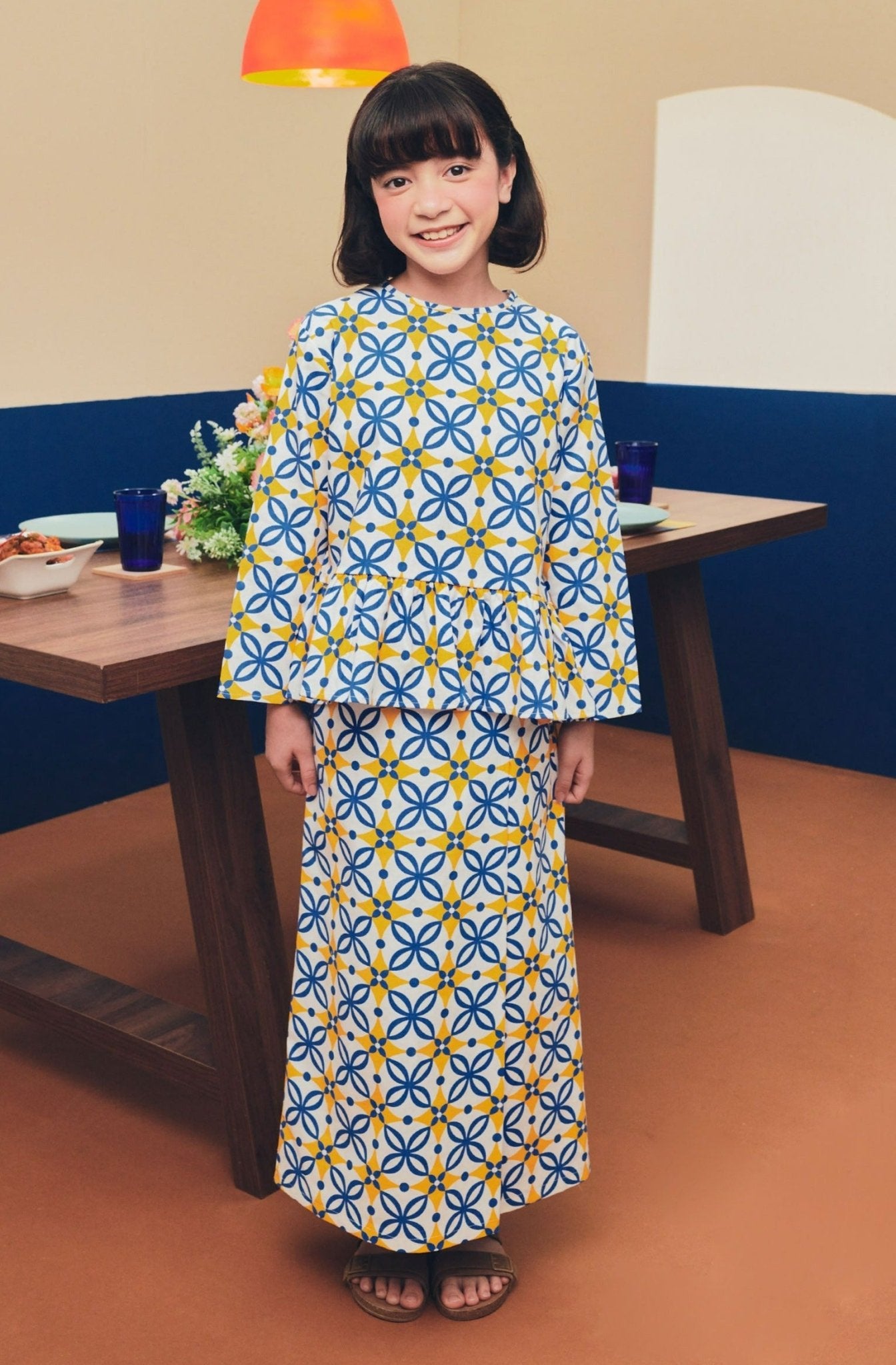 Girl Classic Skirt Popcorn Print - Umbi