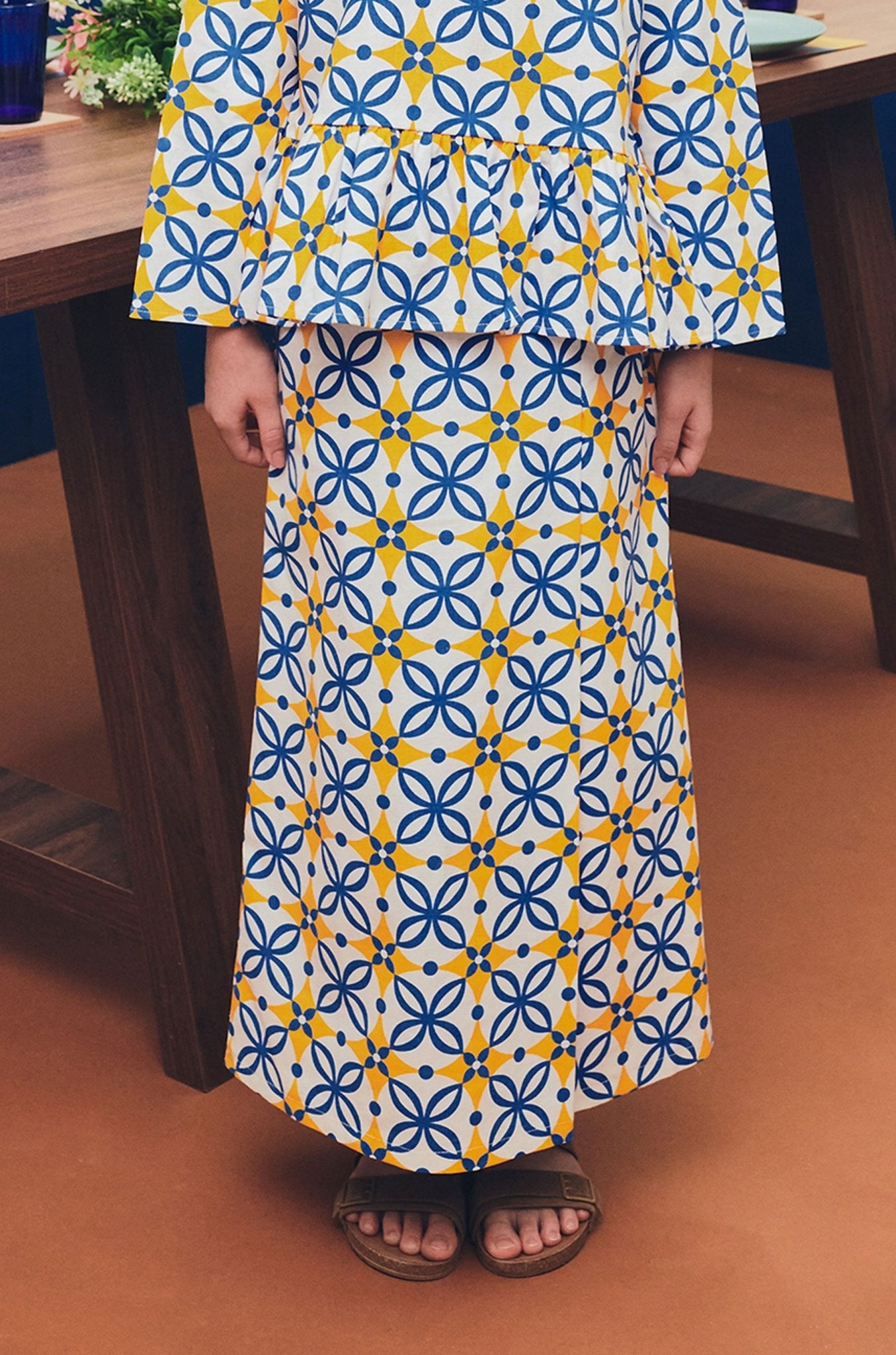 Girl Classic Skirt Popcorn Print - Umbi