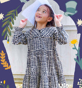 Girl Holiday Dress in Cloud - Umbi