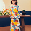 Girl Petit Ruffle Blouse Jellybean Print - Umbi