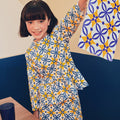 Girl Petit Ruffle Blouse Popcorn Print - Umbi