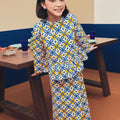 Girl Petit Ruffle Blouse Popcorn Print - Umbi