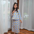 Girl Petit Ruffle Blouse Popcorn Print - Umbi