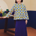 Girl Petit Ruffle Blouse Popcorn Print - Umbi
