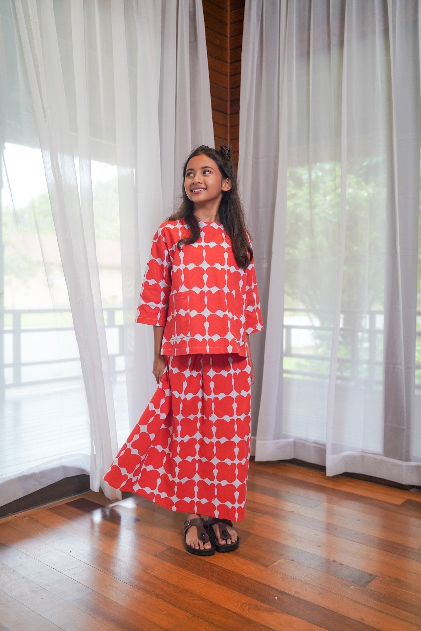 Girl Teacup Skirt Bubblegum Print - Umbi