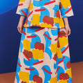 Girl Teacup Skirt Jellybean Print - Umbi