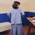 Girl Teacup Skirt Pigeon Blue - Umbi