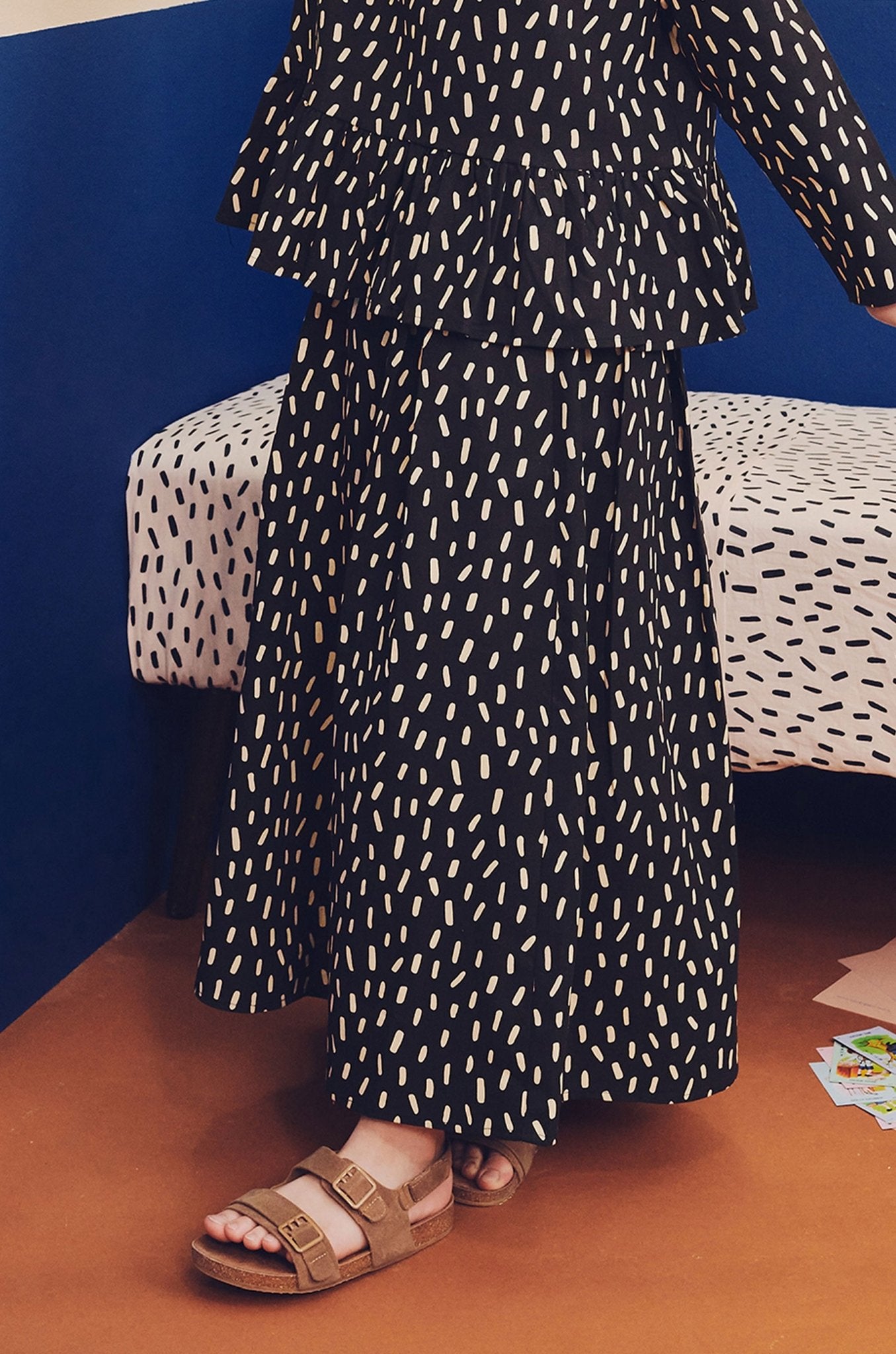 Girl Teacup Skirt Sprinkle Print - Umbi