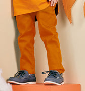 baju raya family sedondon kids boy fitted pants orange