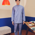 Men Baju Melayu Set Pigeon Blue - Umbi