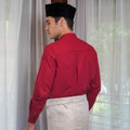 Men Baju Melayu Set Red - Umbi