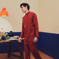 Men Baju Melayu Set Red - Umbi