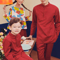 Men Baju Melayu Set Red - Umbi