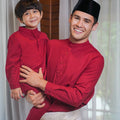 Men Baju Melayu Set Red - Umbi