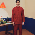 Men Baju Melayu Set Red - Umbi