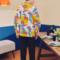 Men Collar Kurta Jellybean Print - Umbi