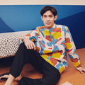 Men Collar Kurta Jellybean Print - Umbi