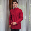 Men Collar Kurta Red - Umbi